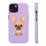 French Bulldog Bat Ears Kawaii Pet Dog Art Tough Phone Case