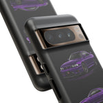 Purple R33 Skyline GTR JDM Sports Car Phone Case Tough Multi View