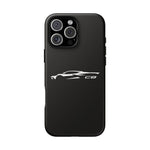 White C8 Phone Case for Chevy Fans, Tough Protective Cover