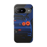R34 Skyline Afterburner Rear GT-R Tough Phone Case for JDM Fans