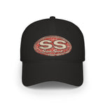 SS Badge Cap Distressed Vintage Chevy Super Sport Baseball Hat Classic Muscle Car Gift