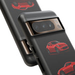 Red 370Z Sports Coupe Tough Phone Case for JDM Enthusiasts