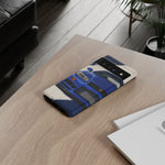 R34 Skyline GT-R Bayside Blue Tough Phone Case for 90s JDM Fans
