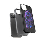 Holographic Skull Phone Case, Shattered Glass Iridescent Cover