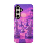Pastel Chess Infinite Board Vaporwave Art Tough Phone Case