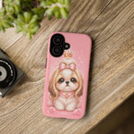 Shih Tzu Princess Kawaii Chibi Puppy Pet Dog Art Tough Phone Case