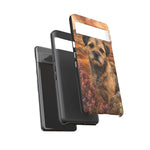 Border Terrier Earthy Watercolor Art Tough Phone Case