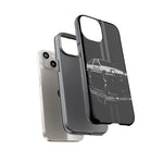 AE86 Phone Case, White 85 JDM Drift Icon Stripe Studio Cover