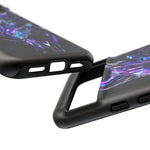 Holographic Wolf Phone Case, Fractured Prism Iridescent Cover