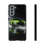 Lime Green 2022 GT500 Phone Case, Smoke Studio Reflection Cover