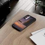Temple Bell Sunset Phone Case Japan Zen Tough Case