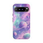 Pastel Galaxy Planet Vaporwave Art Tough Phone Case