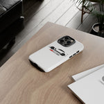 White C7 Z06 Phone Case for Chevy Vette Fans, Tough Cover