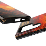 Western Sunset Cowboy Phone Case | Rugged Protective Cover
