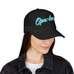 Opa Locka Miami Trucker Hat Retro Script Snapback Neon Pastel South Florida Streetwear Cap