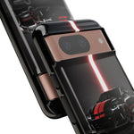Camaro ZL1 Phone Case, Black Red Racing Stripe Studio Cover, Gift