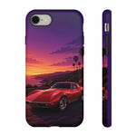 Red C3 Coastal Sunset Phone Case Classic Car Tough Case