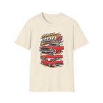 1961 300G Convertible Classic Car T-Shirt – Vintage Red Muscle Car Graphic
