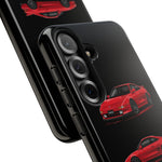 Red MR2 JDM Sports Car Phone Case Tough Multi View