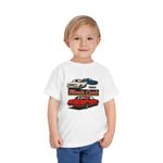1984 Chevy Monte Carlo Toddler T-Shirt – Red, White & Blue Retro Car Tee