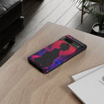 Neon Geisha Silhouette Phone Case | Tough Cover