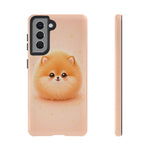Pomeranian Kawaii Puffball Chibi Pet Dog Art Tough Phone Case