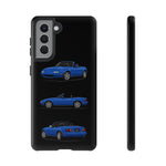 Blue MX-5 Roadster Phone Case Tough JDM Convertible Multi View Print