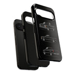 Black Silverado Classic Pickup Tough Phone Case for Chevy Truck Fans