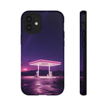 Neon Fuel Station Desert Night Tough Phone Case Cover Gift