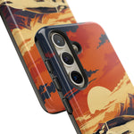 Retro Sunset Countach phone case | Sports car tough cover