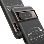 1969 Camaro Black Restomod Front Tough Phone Case Cover Gift