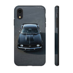 1969 Camaro SS Black Overhead Tough Phone Case Cover Gift Art