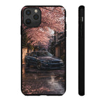 Cherry Blossom Street Scene R34 Skyline GTR Tough Case | Car Photo Cover