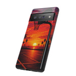 Basketball Court Sunset Phone Case | Tough Phone Case