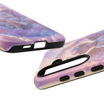 Cherub Cloud Throne Phone Case, Pastel Marble 3D Render Cover