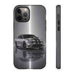 Silver Charger RT Phone Case, Classic Muscle Car Racing Stripe Cover