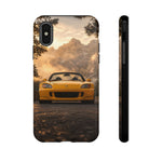 S2000 Phone Case, Yellow JDM Roadster Foggy Mountain Pass Cover