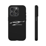 White C8 Z06 Phone Case for Chevy Fans, Tough Protective Cover
