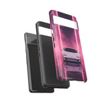 Countach Neon Wedge Phone Case Retro Supercar Tough Case
