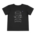 C6 Corvette Blueprint Toddler Shirt, Kids Tee, Children's Graphic T-Shirt, Car