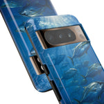 Amberjack School Phone Case, Open Water Sunlight Tough Cover