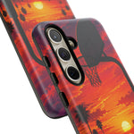 Basketball Court Sunset Phone Case | Tough Phone Case