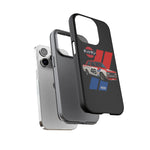 VintageDatsun 510 Racing Stripe JDM Tough Phone Case Cover Gift