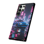 Skyline GT-R Tokyo Rain JDM Night Art Tough Phone Case