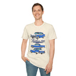 1959 Fairlane 500 Car Illustration T-Shirt | Vintage Classic Auto Design