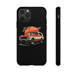 Orange Chevy K5 Blazer Retro SUV Illustration phone case
