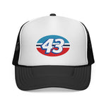 #43 Retro Racing Trucker Cap Hat | Classic Stock Car Style Mesh Snapback
