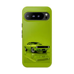 Green Cuda Muscle Car phone case for Gear Heads