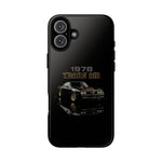1978 Trans Am Phone Case Featuring Black Firebird Muscle Car Artwork