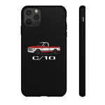1970 C10 Red White Classic Pickup Tough Phone Case Cover